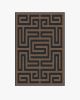 Maze Navy &amp; Natural Rug