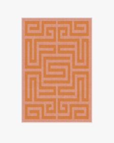 Maze Pink &amp; Orange Rug (size: 4'x6')