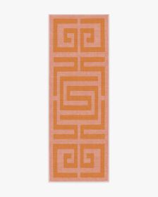 Maze Pink &amp; Orange Rug (size: 2.5'x8')