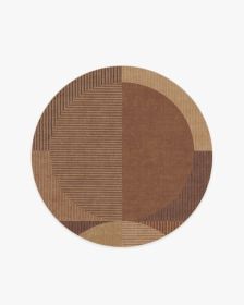 Harlow Copper &amp; Brown Rug (size: 5' Round)