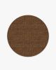 Jonathan Adler Labyrinth Brown &amp; Orange Rug