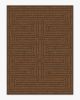 Jonathan Adler Labyrinth Brown &amp; Orange Rug