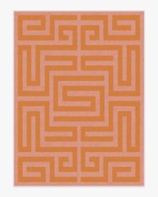 Maze Pink &amp; Orange Rug (size: 9'x12')