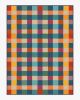 Outdoor Picnic Plaid Rug in PANTONEâ„¢ True Blue