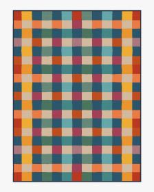 Outdoor Picnic Plaid Rug in PANTONEâ„¢ True Blue (size: 9'x12')