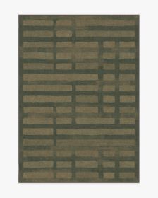Laine Olive Green Rug (size: 5'x7')