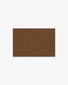 Jonathan Adler Labyrinth Brown &amp; Orange Rug (size: 2'x3')