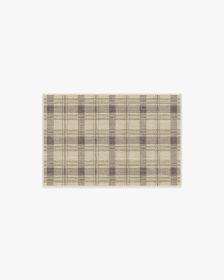Piper Plaid Neutral Tufted Rug (size: 2'x3')