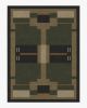 Architectural Digest Monolith Olive Green Tufted Rug