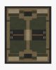 Architectural Digest Monolith Olive Green Tufted Rug