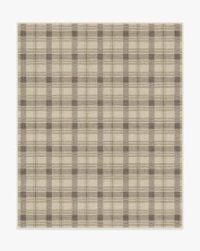 Piper Plaid Neutral Tufted Rug (size: 8'x10')