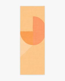 Pantone Peach Fuzz Pop Divide Tufted Rug (size: 2.5'x8')