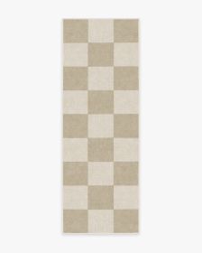 Jaque Checkered Stone Rug (size: 2.5'x8')