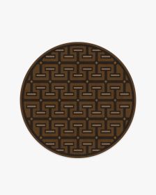 Jonathan Adler Thebes Cognac Tufted Rug (size: 5' Round)
