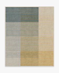 Gradasi Teal Quartz Tufted Rug (size: 8'x10')