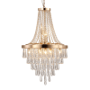 Golden Crystal Chandelier, Large Modern Luxury Chandelier For Living Room, Dining Room, Bedroom, Hallway - Bulb Not Included Unavailable Platform