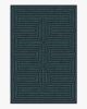 Jonathan Adler Labyrinth Navy &amp; Teal Tufted Rug