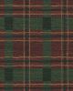 Piper Plaid Burgundy &amp; Green Tufted Rug