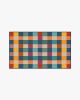 Outdoor Picnic Plaid Rug in PANTONEâ„¢ True Blue
