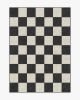 Jaque Checkered Black Rug