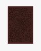 Shiloh Check Burgundy Rug