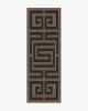 Maze Navy &amp; Natural Rug