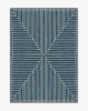 Jonathan Adler Inkdrop Lapis Blue Tufted Rug