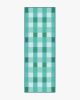 Outdoor Picnic Plaid Rug in PANTONEâ„¢ Neptune Green