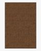 Jonathan Adler Labyrinth Brown &amp; Orange Rug