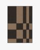 Coen Check Natural Black Tufted Rug