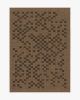 Shiloh Check Latte Tufted Rug