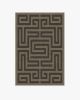Maze Grey Taupe Tufted Rug