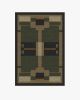 Architectural Digest Monolith Olive Green Tufted Rug