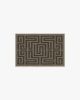 Maze Grey Taupe Tufted Rug