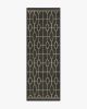 The Hiltons Diana Trellis Black &amp; Gold Tufted Rug
