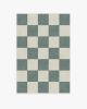 Jaque Checkered Slate Green Rug