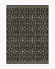 The Hiltons Diana Trellis Black &amp; Gold Tufted Rug