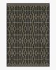 The Hiltons Diana Trellis Black &amp; Gold Tufted Rug