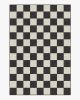 Jaque Checkered Black Tufted Rug
