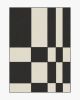 Coen Check Black &amp; Ivory Tufted Rug