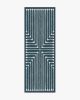 Jonathan Adler Inkdrop Lapis Blue Tufted Rug