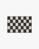 Jaque Checkered Black Tufted Rug
