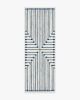 Jonathan Adler Inkdrop Slate Blue Tufted Rug