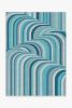 Jonathan Adler Waterfall Ocean Blue Rug