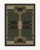 Architectural Digest Monolith Olive Green Tufted Rug