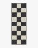 Jaque Checkered Black Tufted Rug
